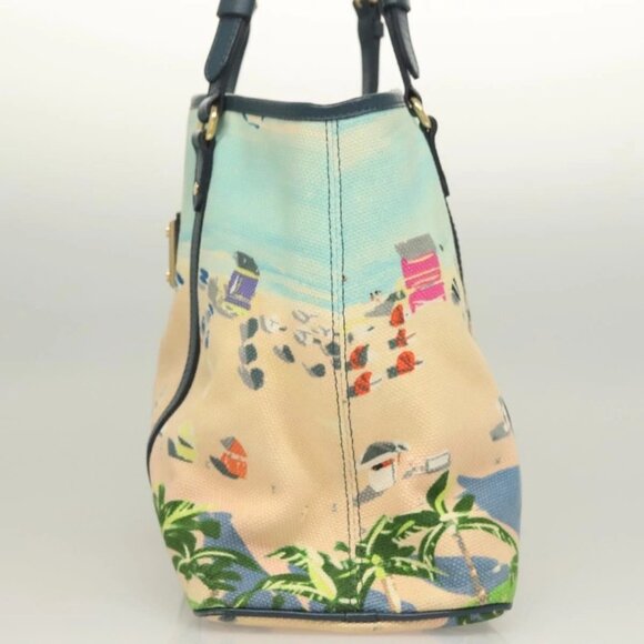 LOUIS VUITTON Ailleurs Cabas PM Escal Tote Bag Canvas Blue - Picture 3 of 16